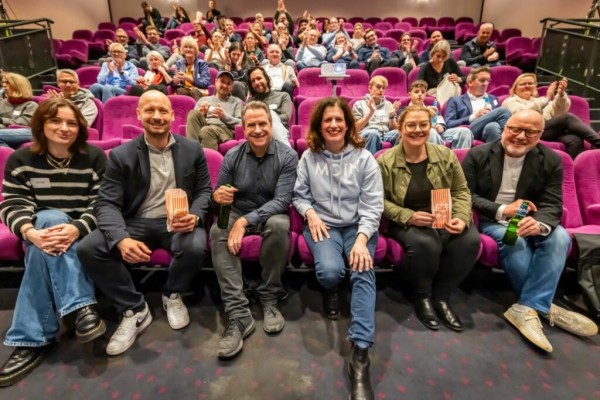 Retro, Reklame, großes Kino