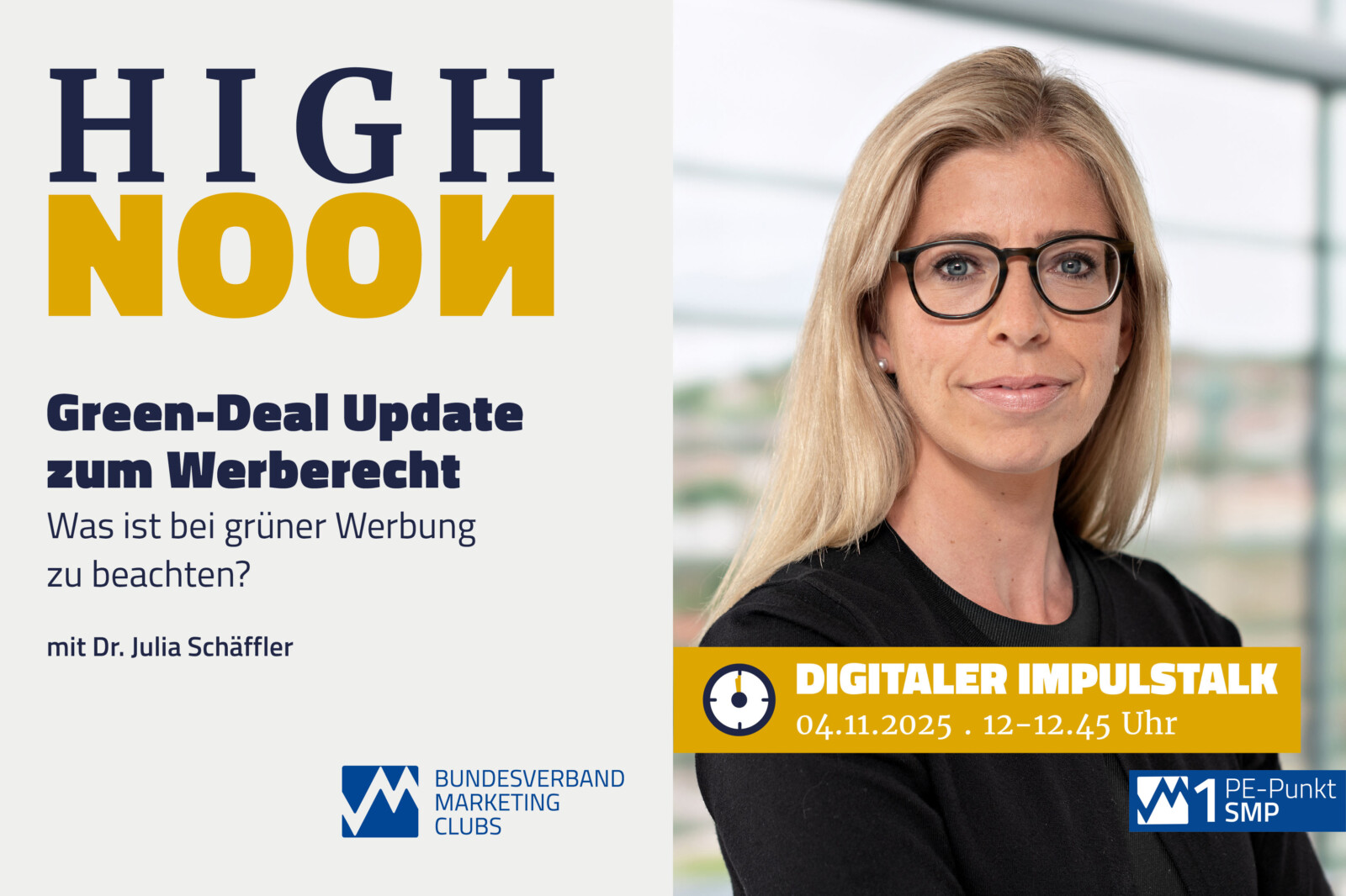 HIGH NOON - Green-Deal zum Werberecht – was ist bei grüner Werbung zu beachten?