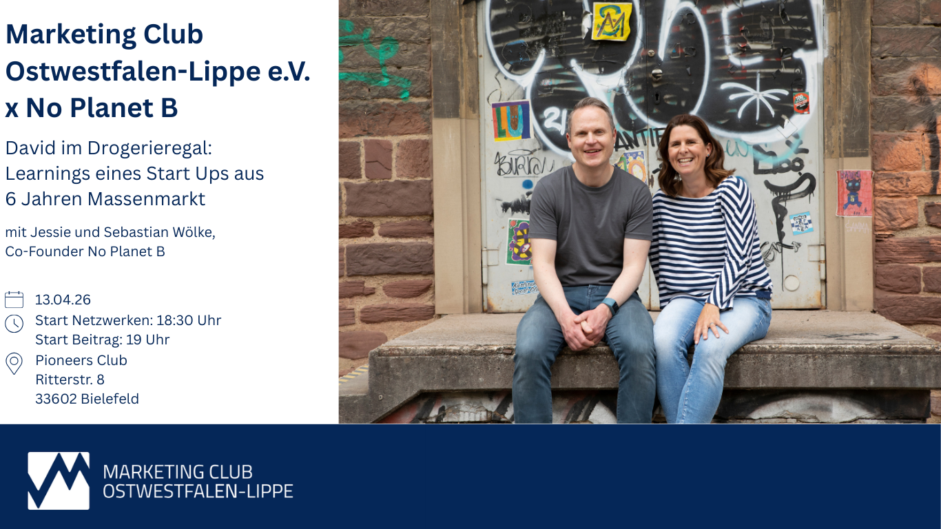 MARKETING CLUB Ostwestfalen-Lippe e.V. x NO PLANET B