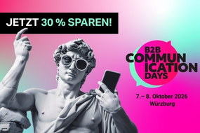 B2B Communication Days: 30 % Rabatt für Mitglieder